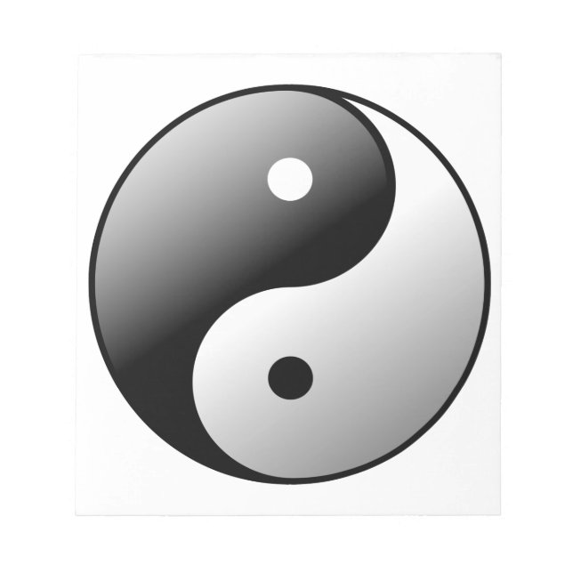 Bloco De Notas Yin Yang (Frente)