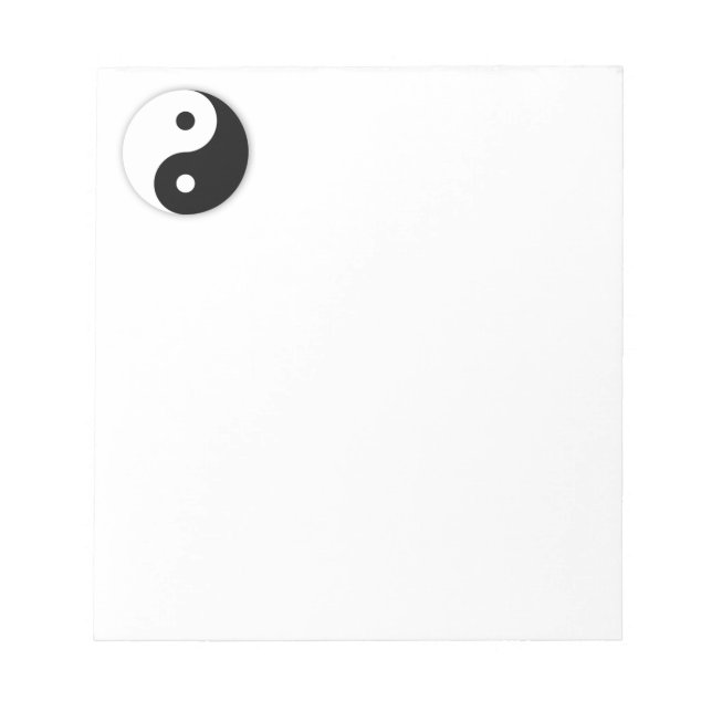Bloco De Notas Yin Yang (Frente)