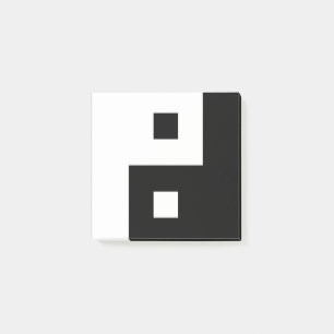 Bloco De Notas Yin Yang ao quadrado