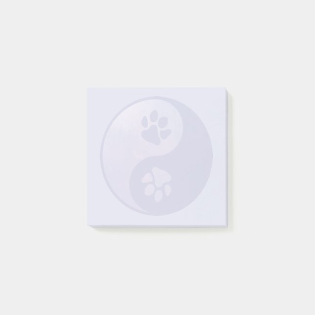 Bloco De Notas Yin Yang Paw Purple (Frente)