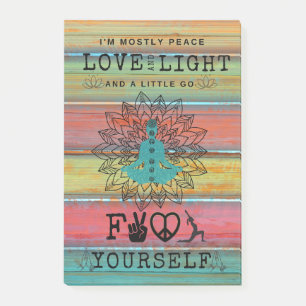 Bloco De Notas Yoga do Amor e Luz