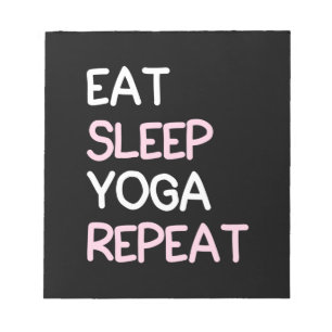 Bloco De Notas Yoga Lover Repetir o Yoga no Sono