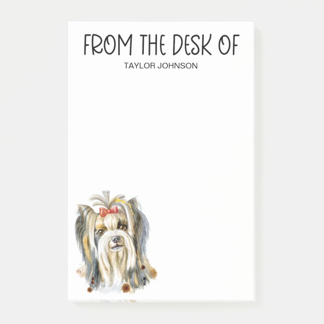 Bloco De Notas Yorkie Lover (Frente)