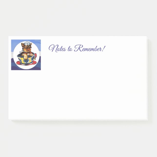 Bloco De Notas Yorkie Poo (Frente)