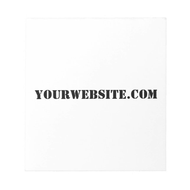 Bloco De Notas YourWebSite.com (Frente)