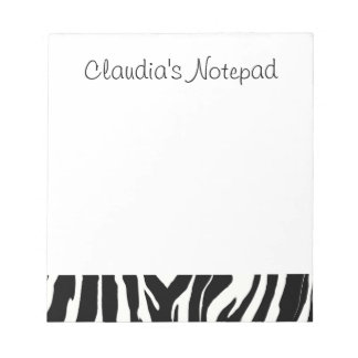 Bloco De Notas Zebra Notepad