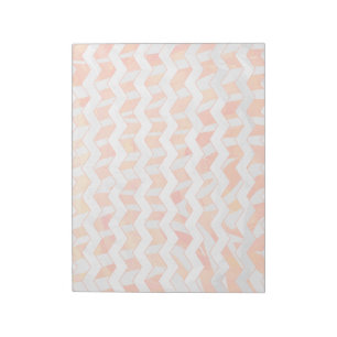 Bloco De Notas Zebra Orange e Impressão branco