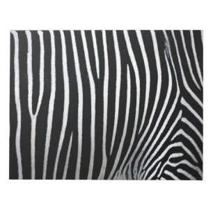 Bloco De Notas Zebra Skin