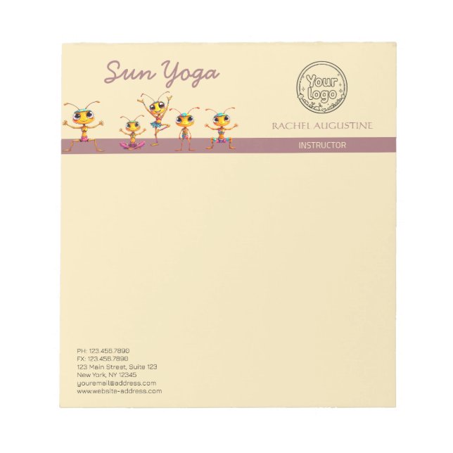 Bloco de notas Zen Ants (Frente)