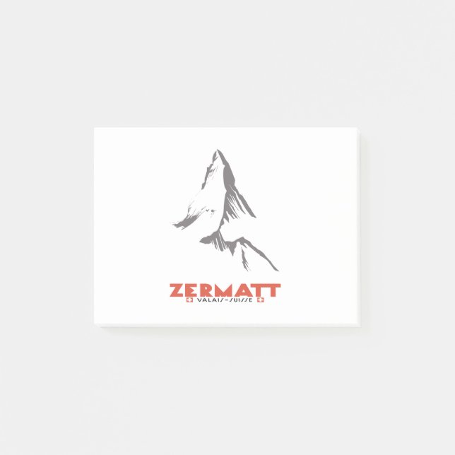 Bloco De Notas Zermatt, Valais, Suiça (Frente)