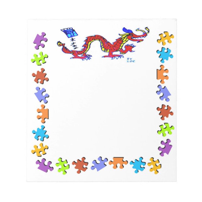 Bloco De Notas Zoe Dragon (Frente)