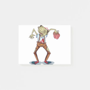 Bloco De Notas Zumbi assustador