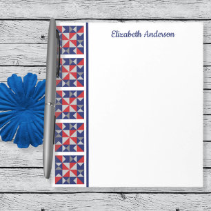 Bloco de Quilt Americana Bloco de Notas