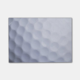Bloco Post-it A bola de golfe branca ostenta o modelo