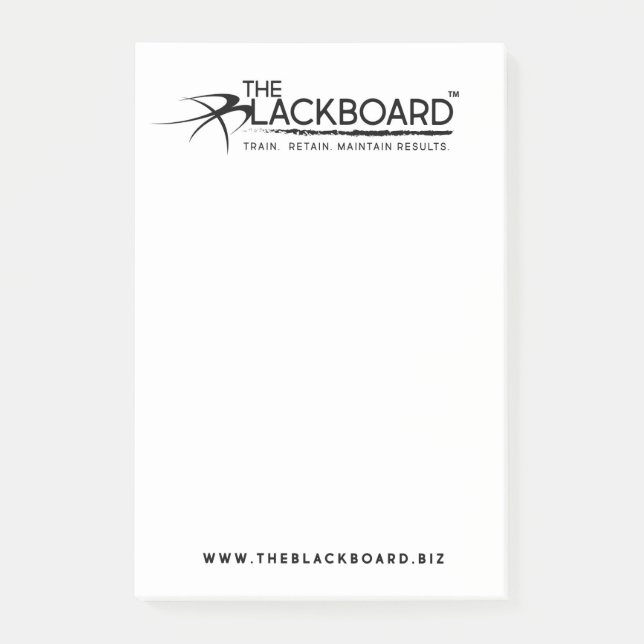 Bloco Post-it A nota de post-it do quadro-negro (Frente)