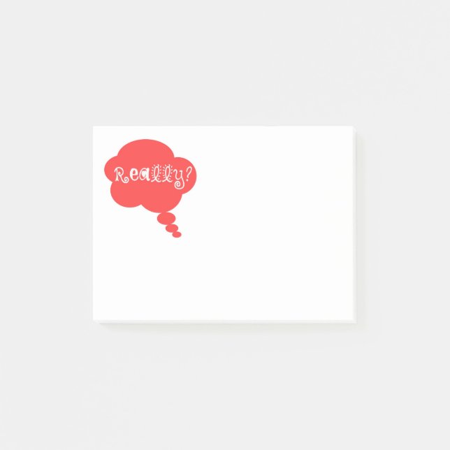 Bloco Post-it Adesivos Realmente (Frente)