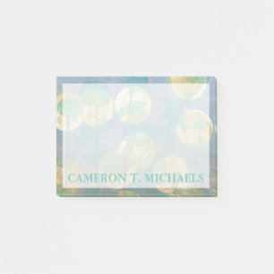 Bloco Post-it Adicionar Seu Nome  Spotlight Floral I