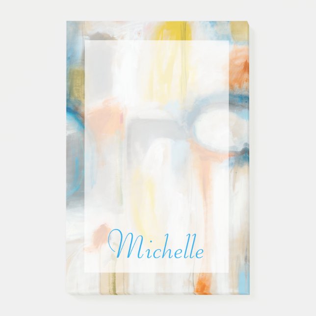 Bloco Post-it Adicione seu nome | Direção I (Frente)