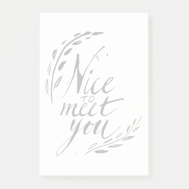 Bloco Post-it Agradável para encontrá-lo (Frente)