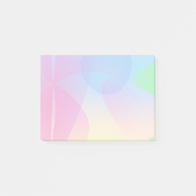 Bloco Post-it Água-viva rosa (Frente)