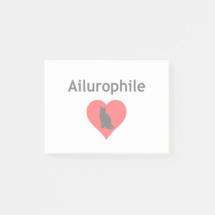 Bloco Post-it Ailurophile