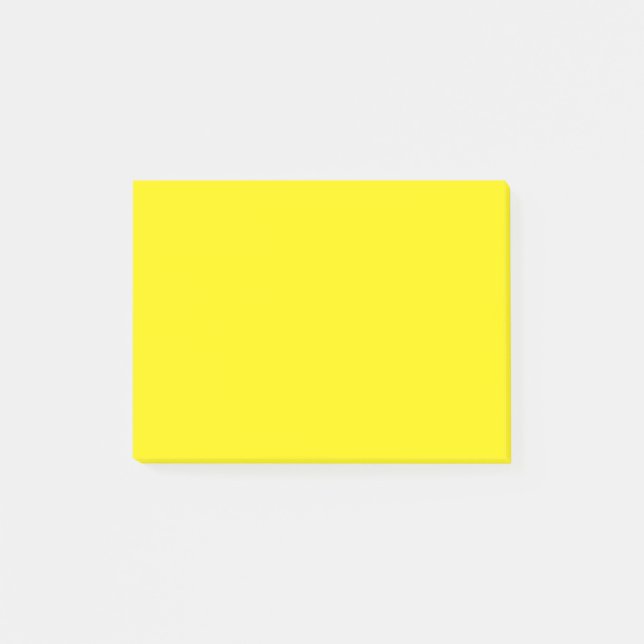 Bloco Post-it Amarelo simples (Frente)