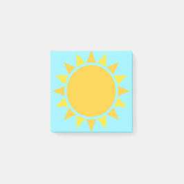 Bloco Post-it Amarelo Sun Emoji