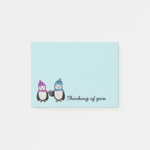 Bloco Post-it Amigos do pinguim