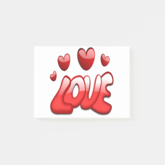 BLOCO POST-IT AMOR (Frente)