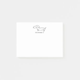 Bloco Post-it Amor do Dachshund