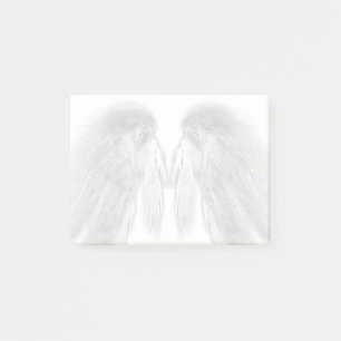 Bloco Post-it ANGEL WINGS White - Cinzas Tocadas Penas -