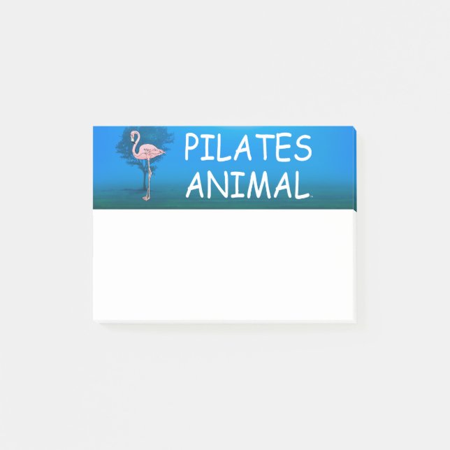 Bloco Post-it Animal SUPERIOR de Pilates (Frente)