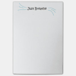 Bloco Post-it "Apenas respire" notas de post-it