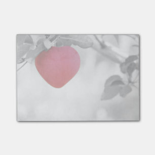 Bloco Post-it Apple Forma Coração Vermelho Dramática