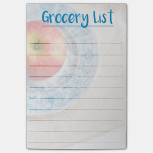 Bloco Post-it Apple intemporal - notas de post-it da lista do