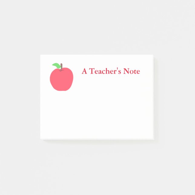 Bloco Post-it Apple Postar Nota (Frente)