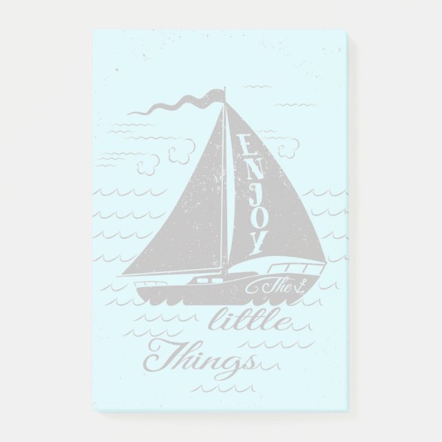 Bloco Post-it Aproveite As Coisas Poster (Frente)