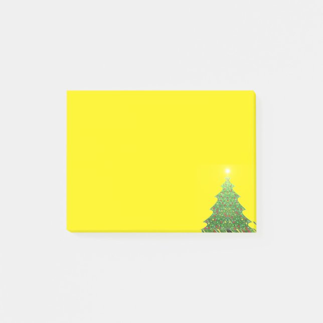 Bloco Post-it Árvore de Natal (Frente)