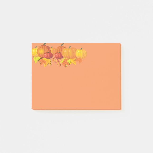 Bloco Post-it As abóboras da queda (Frente)
