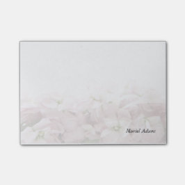 Bloco Post-it As flores cor-de-rosa do primavera desvanecem-se