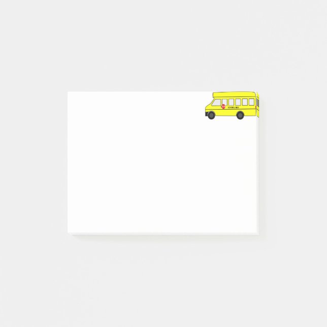 Bloco Post-it Auto escolar (Frente)