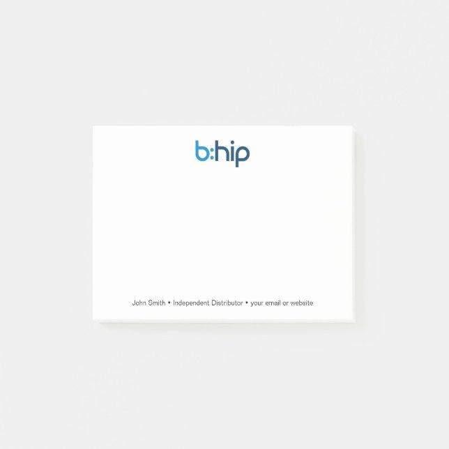 Bloco Post-it b: distribuidor anca (Frente)