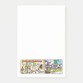 Bloco Post-it B e BookMarkSally "a data estavam… "