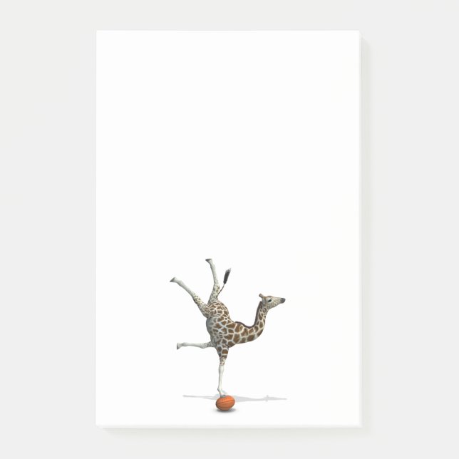 Bloco Post-it Balancing Giraffe (Frente)