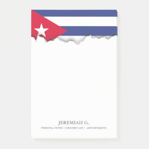 Bloco Post-it Bandeira clássica de Cuba