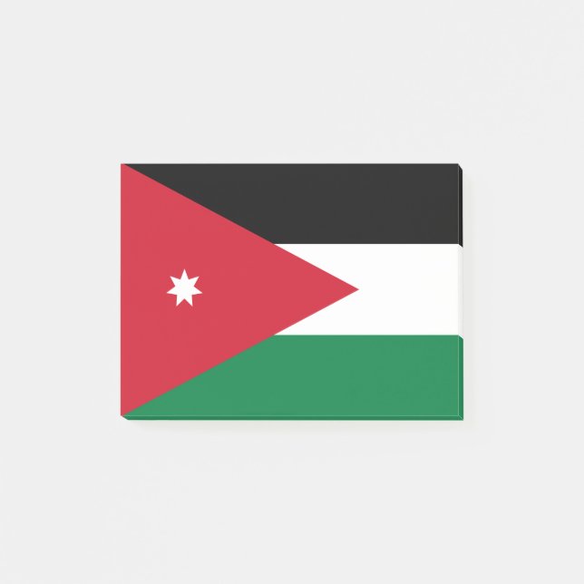 Bloco Post-it Bandeira das Notas da Jordan Post-it® (Frente)