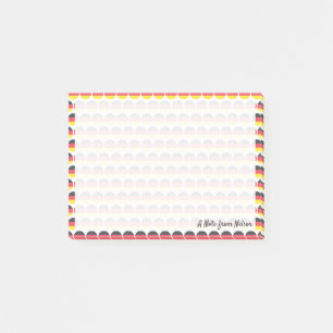 Bloco Post-it Bandeira de Alemanha Emojis