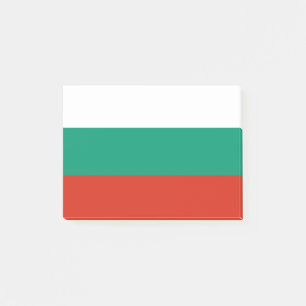 Bloco Post-it Bandeira de notas do Cargo-it® de Bulgária