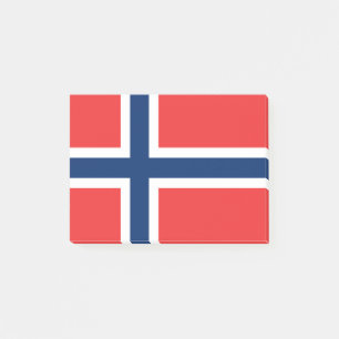 Bloco Post-it Bandeira de notas do Cargo-it® de Noruega
