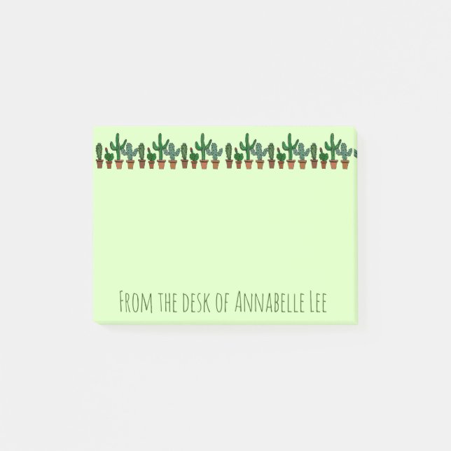 Bloco Post-it Bandeira do cacto (Frente)